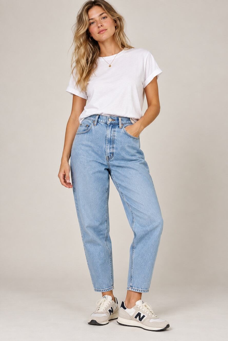 Vintage 90s Sasson Mom High Rise Jeans Light Wash – Size 13/14